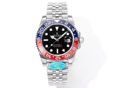 Clean Factory ROLEX GMT  904L Steel 3285 Movement Black Watch